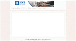 Desktop Screenshot of hnbfirst.com